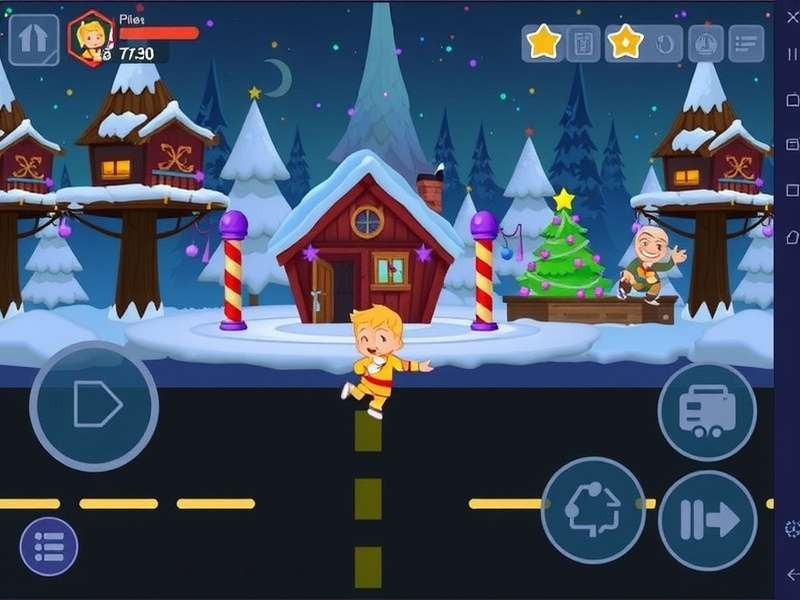 Festive Sprint Pro Gameplay Screenshot